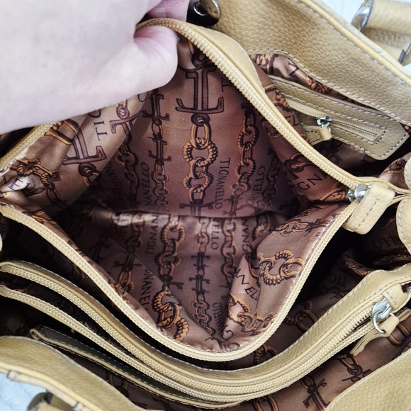 Tignanello Tan Shoulder Bag - Picture 9 of 15